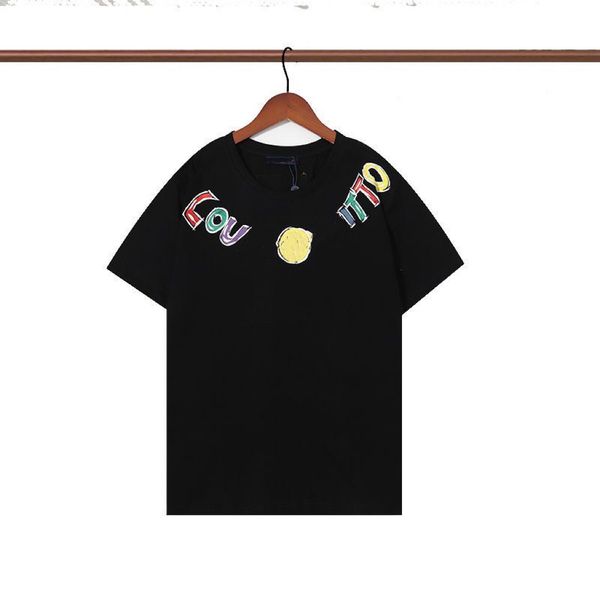 women's t-shirt 21ss letter t round neck cotton short sleeve loose fashion couples wear family half sleeve tide g v, White;black
women's t-shirt 21ss letter t round neck cotton short sleeve loose fashion couples wear family half sleeve tide g v, White;black