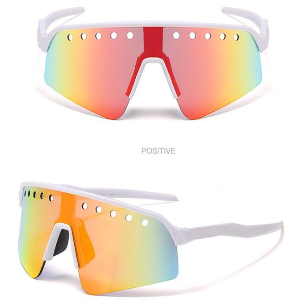 10pcs colorful glasses trendy one-piece sunglasses european american outdoor sports eyewear skiing mountaineering ultraviolet-proof eyeglass, White;black
10pcs colorful glasses trendy one-piece sunglasses european american outdoor sports eyewear skiing mountaineering ultraviolet-proof eyeglass, White;black