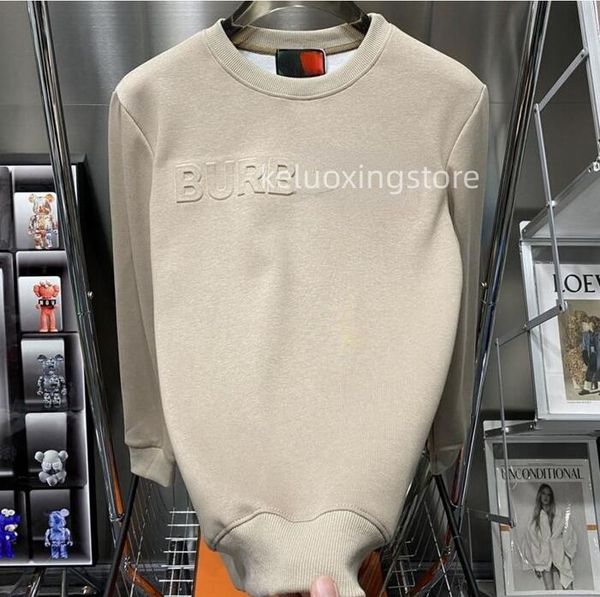burbe mens sweater designer hoodie bby letters 3d embossed long sleeve tshirt cotton round neck sweatshirt men women loose pullover coat lar, Black
burbe mens sweater designer hoodie bby letters 3d embossed long sleeve tshirt cotton round neck sweatshirt men women loose pullover coat lar, Black