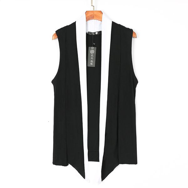 men's vests korean fashion slim fit knitted vest cardigan mens black white patchwork sleeveless jackets casual cotton waistcoat 230213
men's vests korean fashion slim fit knitted vest cardigan mens black white patchwork sleeveless jackets casual cotton waistcoat 230213