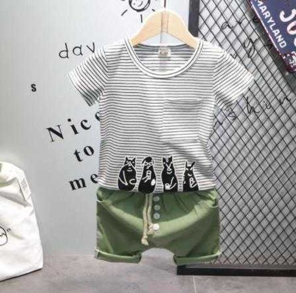 sets baby boy clothing years old fashion striped cartoon shortsleeved tshirt tooling shorts piece suit casual wear set, White
sets baby boy clothing years old fashion striped cartoon shortsleeved tshirt tooling shorts piece suit casual wear set, White