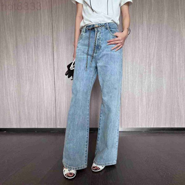 women's jeans designer spring and summer new small fragrance high waist wide leg temperament slim versatile ibl3, Blue
women's jeans designer spring and summer new small fragrance high waist wide leg temperament slim versatile ibl3, Blue