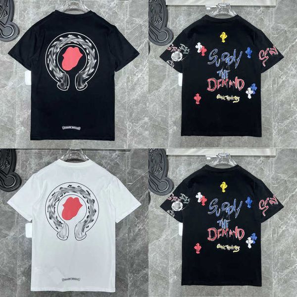 luxury t shirt men's fashion brand ch tees men women sanskrit letter couple t-shirt sweatshirt horseshoe flower short sleeve polos cro, White;black
luxury t shirt men's fashion brand ch tees men women sanskrit letter couple t-shirt sweatshirt horseshoe flower short sleeve polos cro, White;black