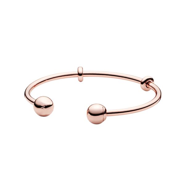18k rose gold cuff bangle bracelet for pandora authentic sterling silver wedding party jewelry for women girlfriend gift open bracelets with, White
18k rose gold cuff bangle bracelet for pandora authentic sterling silver wedding party jewelry for women girlfriend gift open bracelets with, White