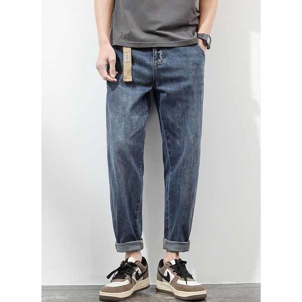 men's jeans streetwear men pattern recreational black temperament pants straight cylinder comfortable loose autumn female 230213, Blue
men's jeans streetwear men pattern recreational black temperament pants straight cylinder comfortable loose autumn female 230213, Blue