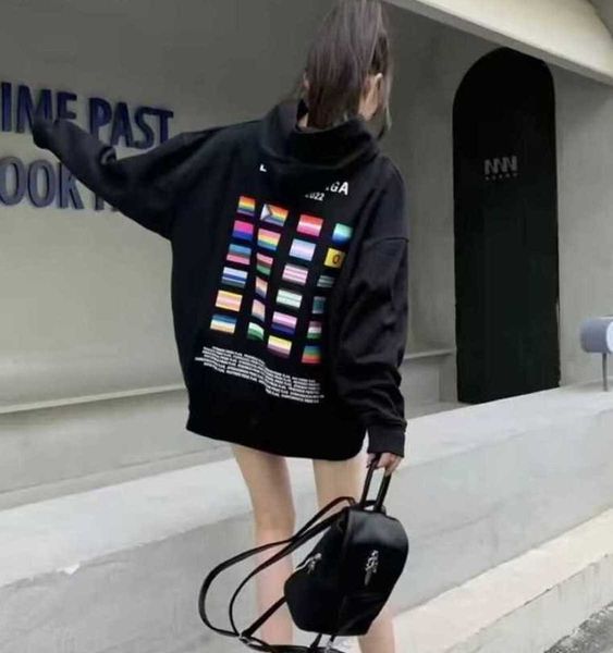 designer balencigas women hoodie autumn and winter classic national element printing couple hoodie loose hooded sweater for men, Black
designer balencigas women hoodie autumn and winter classic national element printing couple hoodie loose hooded sweater for men, Black