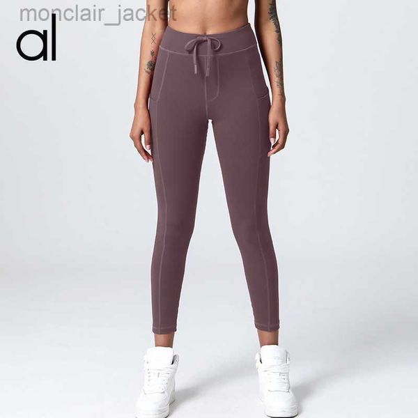 designer alos yoga new quick-drying loose pants women's high-waist yoga pocket casual pants drawstring fitness pants, Black
designer alos yoga new quick-drying loose pants women's high-waist yoga pocket casual pants drawstring fitness pants, Black