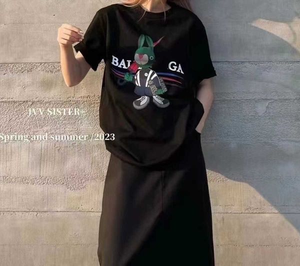 designer summer balencigas rabbit women t shirt new fashion brand letter drawcord three-dimensional printing loose short-sleeved t-shirts bl, White;black
designer summer balencigas rabbit women t shirt new fashion brand letter drawcord three-dimensional printing loose short-sleeved t-shirts bl, White;black