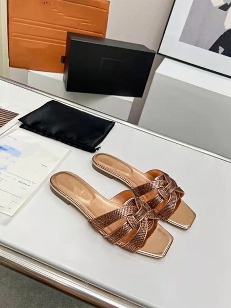 summer classics flats slippers us women sandals genuine leather shoes gold silver womens shoe luxury designer slipper sandal with box, Black
summer classics flats slippers us women sandals genuine leather shoes gold silver womens shoe luxury designer slipper sandal with box, Black