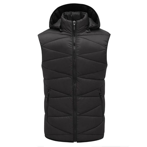 men's vests warm winter men solid color detachable hat coat cotton hooded casual outdoor climbing vest male sleeveless jacket 230213, Black;white
men's vests warm winter men solid color detachable hat coat cotton hooded casual outdoor climbing vest male sleeveless jacket 230213, Black;white