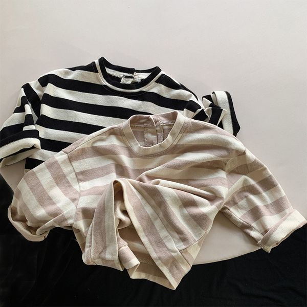 tshirts korean style 16yrs kids stripe cotton long sleeve baby girls boys pullover spring autumn children clothing 230213, Blue
tshirts korean style 16yrs kids stripe cotton long sleeve baby girls boys pullover spring autumn children clothing 230213, Blue