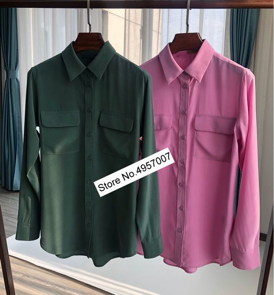 women's blouses shirts elfbop womenladies 100 silk solid color lapel long sleeve blouse shirt 230213, White
women's blouses shirts elfbop womenladies 100 silk solid color lapel long sleeve blouse shirt 230213, White