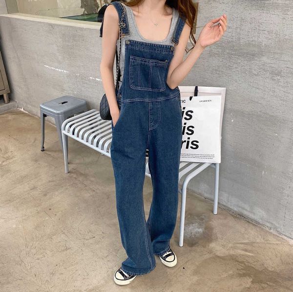 same zhang beibei's style suspenders women's loose straight pants 2023 spring new wide leg mop jeans women, Blue
same zhang beibei's style suspenders women's loose straight pants 2023 spring new wide leg mop jeans women, Blue