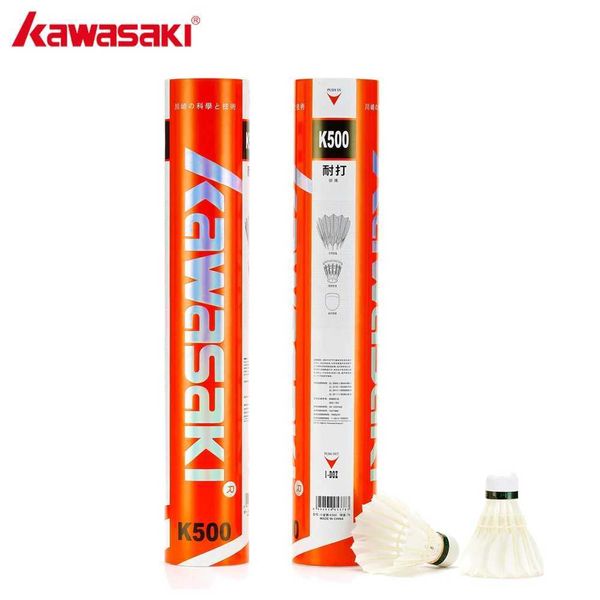 badminton shuttlecocks 12pcslot kawasaki king kong 500 badminton goose feather shuttlecock speed 77 durable badminton ball for training exer
badminton shuttlecocks 12pcslot kawasaki king kong 500 badminton goose feather shuttlecock speed 77 durable badminton ball for training exer