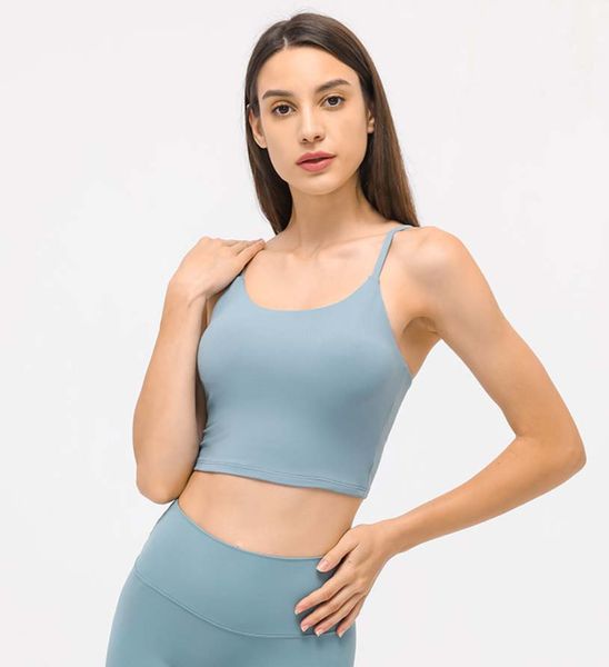 women yoga wear tank female nude sense tight high elastic fitness bra running shockproof sports underwear with chest pad, White
women yoga wear tank female nude sense tight high elastic fitness bra running shockproof sports underwear with chest pad, White