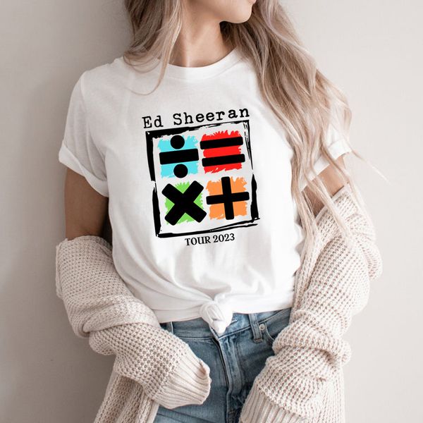 women s t shirt ed sheeran 2023 tour t mathletics concert short sleeve tshirt streetwear lovers gift 230213, White
women s t shirt ed sheeran 2023 tour t mathletics concert short sleeve tshirt streetwear lovers gift 230213, White