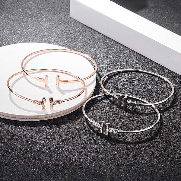 factory designer bangle t brand designers knot bangle double bracelets diamond bangles bracelet 925 sterling silver double t open let txn2, Black
factory designer bangle t brand designers knot bangle double bracelets diamond bangles bracelet 925 sterling silver double t open let txn2, Black