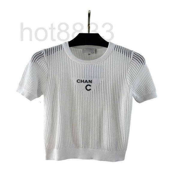 women's t-shirt women summer wool knit tee designer with letter print milan runway crop t-shirt clothing high end custom elasticity gj, White
women's t-shirt women summer wool knit tee designer with letter print milan runway crop t-shirt clothing high end custom elasticity gj, White