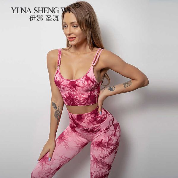 exercise fitness clothing tie dye 2 piece set sportswear workout clothes for women sports sling bra high waist leggings sports suit gym clot
exercise fitness clothing tie dye 2 piece set sportswear workout clothes for women sports sling bra high waist leggings sports suit gym clot