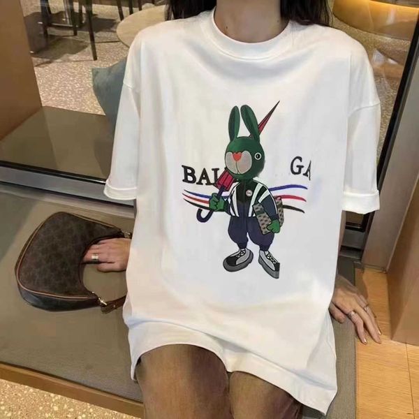 designer summer balencigas rabbit women t shirt new fashion brand letter drawcord three-dimensional printing loose short-sleeved t-shirts, White;black
designer summer balencigas rabbit women t shirt new fashion brand letter drawcord three-dimensional printing loose short-sleeved t-shirts, White;black