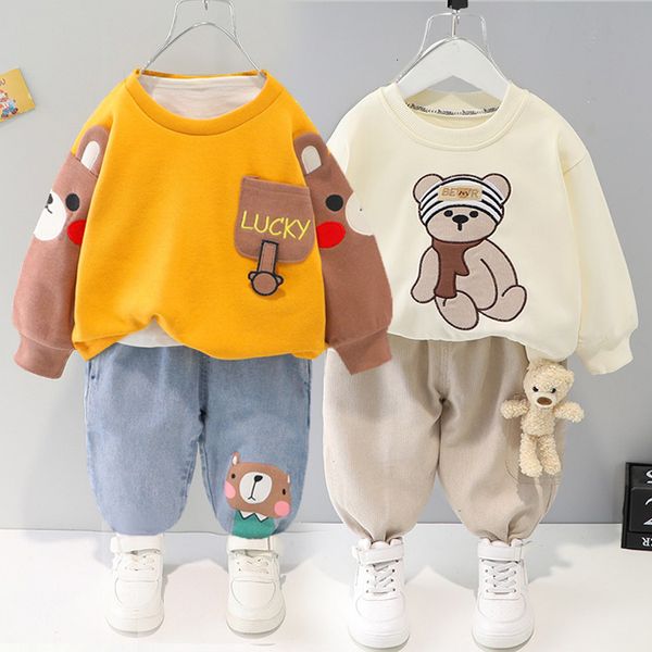 clothing sets 04yearold childrens cartoon bodysuit twopiece long sleeve spring style boys and girls leisure sports suit 230213, White
clothing sets 04yearold childrens cartoon bodysuit twopiece long sleeve spring style boys and girls leisure sports suit 230213, White