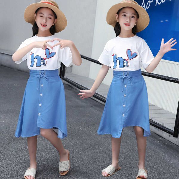 clothing new korean style teens print white tshirts and skirt outfit kids girl fashion summer sets two piece sweet clothes y
clothing new korean style teens print white tshirts and skirt outfit kids girl fashion summer sets two piece sweet clothes y