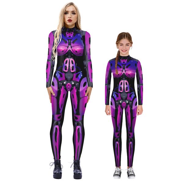 3d printing mechanical robot tights cosplay stage theme costume for women's jumpsuit purple blue, Black;red
3d printing mechanical robot tights cosplay stage theme costume for women's jumpsuit purple blue, Black;red