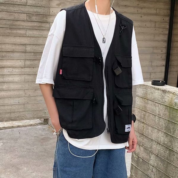 men's vests thin outdoor quickdrying sleeveless jacket pography fishing multipocket casual men vest army green black workwear 230213, Black;white
men's vests thin outdoor quickdrying sleeveless jacket pography fishing multipocket casual men vest army green black workwear 230213, Black;white