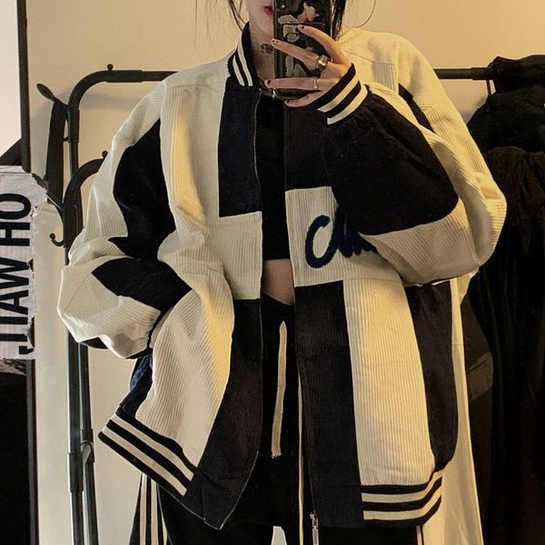 womens jackets deeptown vintage corduroy bomber jacket women harajuku fashion oversized zipper jackets female 2000s aesthetic baseball outdo, Black;brown
womens jackets deeptown vintage corduroy bomber jacket women harajuku fashion oversized zipper jackets female 2000s aesthetic baseball outdo, Black;brown