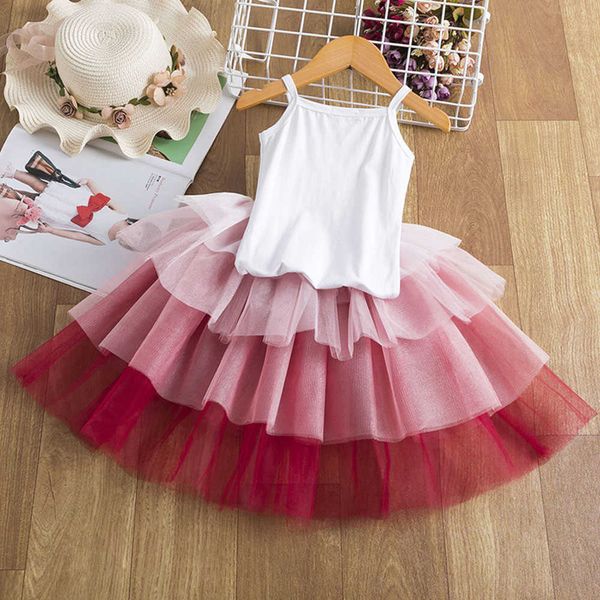 children's casual clothing sets new fashion girls baby white tee and tiered skirt outfits two piece princess party cute clothes
children's casual clothing sets new fashion girls baby white tee and tiered skirt outfits two piece princess party cute clothes