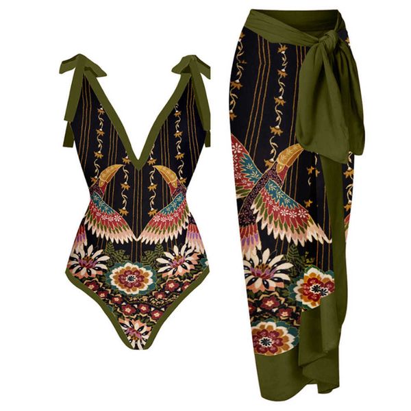 women's swimwear vintage women one piece swimsuit skirt green swimwear cover up blue female retro holiday beach dress summer surf wear, White;black
women's swimwear vintage women one piece swimsuit skirt green swimwear cover up blue female retro holiday beach dress summer surf wear, White;black