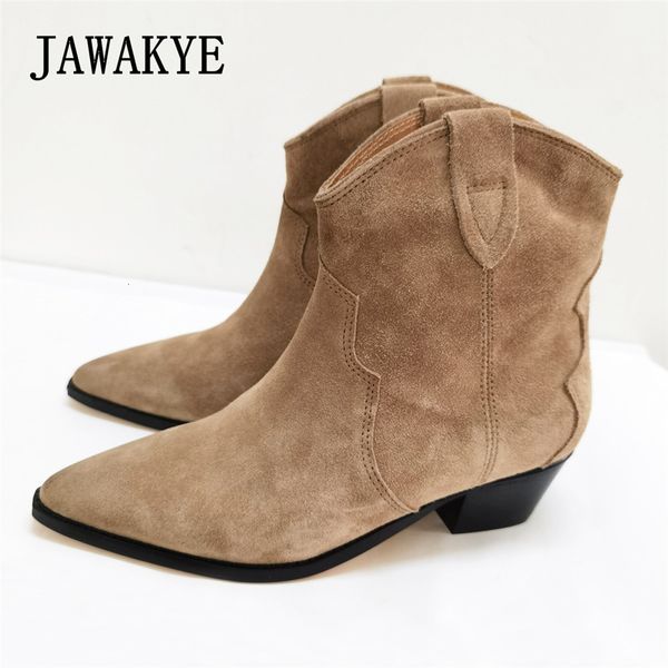 boots winter classic chelsea boots for woman real suede pointy toe wedges heel ankle boots simple comfortable cowboy boots female 230214, Black
boots winter classic chelsea boots for woman real suede pointy toe wedges heel ankle boots simple comfortable cowboy boots female 230214, Black