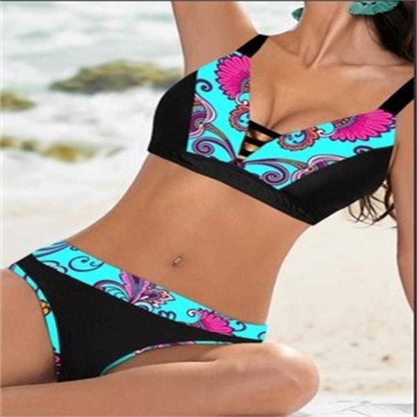 swimming one ladys flower printed sling split bikini plus size swimsuit, White;black
swimming one ladys flower printed sling split bikini plus size swimsuit, White;black