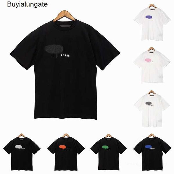 tees tshirt fashion new mens womens designers t shirts long sleeve palms luxurys letter tshirts clothing short sleeved summer 3pya, White;black
tees tshirt fashion new mens womens designers t shirts long sleeve palms luxurys letter tshirts clothing short sleeved summer 3pya, White;black