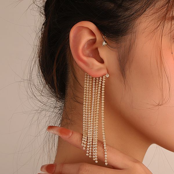 silver gold plated clip on tassel earring cuffs long earrings ear clips ear cuff without piercing for women girls bling rhinestone crystal o
silver gold plated clip on tassel earring cuffs long earrings ear clips ear cuff without piercing for women girls bling rhinestone crystal o