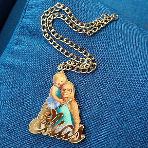 pendant necklaces custom name po picture children drawing gift for woman christmas kid's artwork 230214, Silver
pendant necklaces custom name po picture children drawing gift for woman christmas kid's artwork 230214, Silver