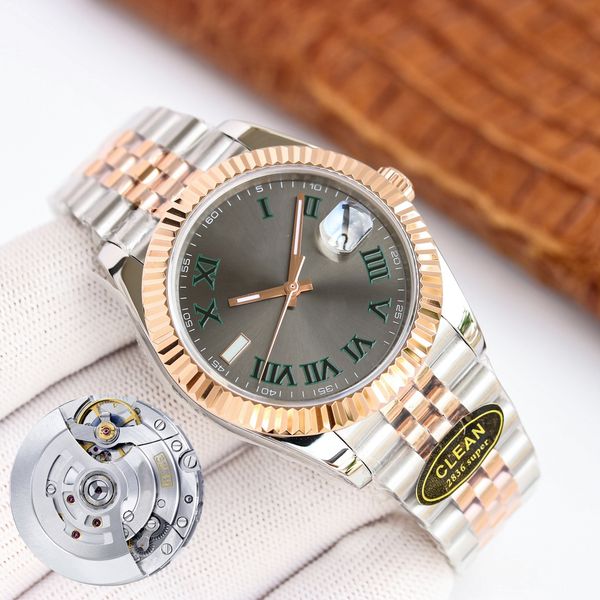 clean factory watches men's 41mm luxury automatic watch roman numerals 3235 full stainless steel 904l wristwatch sapphire luminous watc, Slivery;brown
clean factory watches men's 41mm luxury automatic watch roman numerals 3235 full stainless steel 904l wristwatch sapphire luminous watc, Slivery;brown