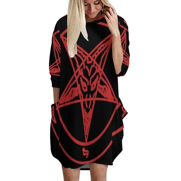 casual dresses red baphomet women autumn winter long sleeve fashion pocket ladies hellfire club 666 pentagram 230214, Black;gray
casual dresses red baphomet women autumn winter long sleeve fashion pocket ladies hellfire club 666 pentagram 230214, Black;gray