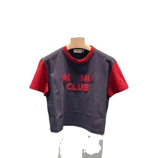 womens t-shirt designer early spring new letter sticker embroidery logo plain contrast short knitted round neck sleeve t-shirt women, White
womens t-shirt designer early spring new letter sticker embroidery logo plain contrast short knitted round neck sleeve t-shirt women, White