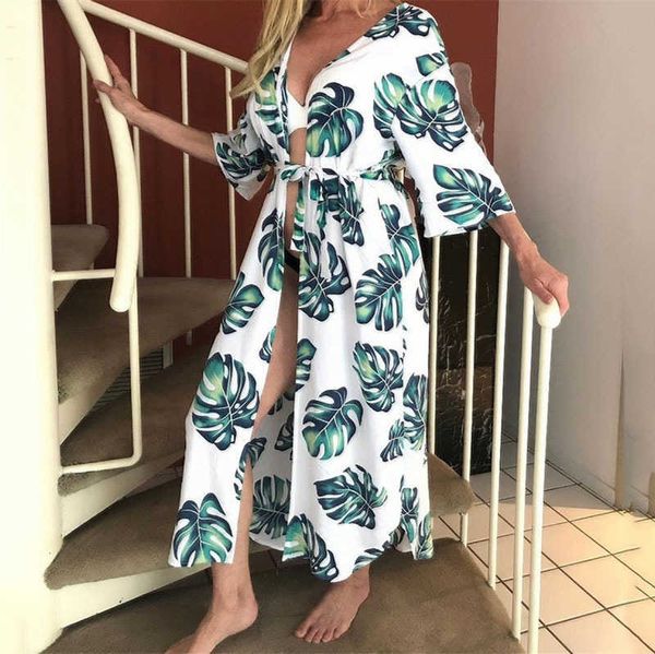 outdoor t-shirts beach dress rayon cotton green leaf print beach blouse cardigan holiday sun protection bikini cover up vestido playa kimono, Gray;blue
outdoor t-shirts beach dress rayon cotton green leaf print beach blouse cardigan holiday sun protection bikini cover up vestido playa kimono, Gray;blue