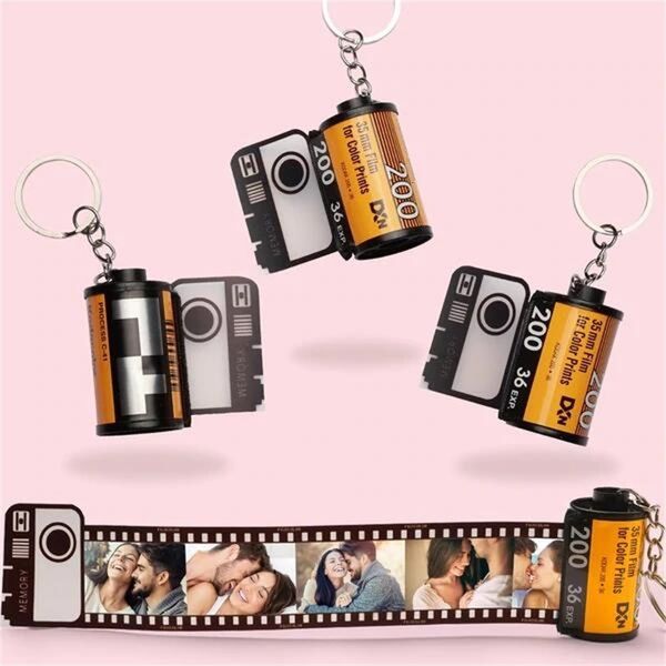 keychains lanyards 510pcs pos film roll keychain couple gifts diy po text albums cover keyring custom memorial valentine's day lover pr, Silver
keychains lanyards 510pcs pos film roll keychain couple gifts diy po text albums cover keyring custom memorial valentine's day lover pr, Silver