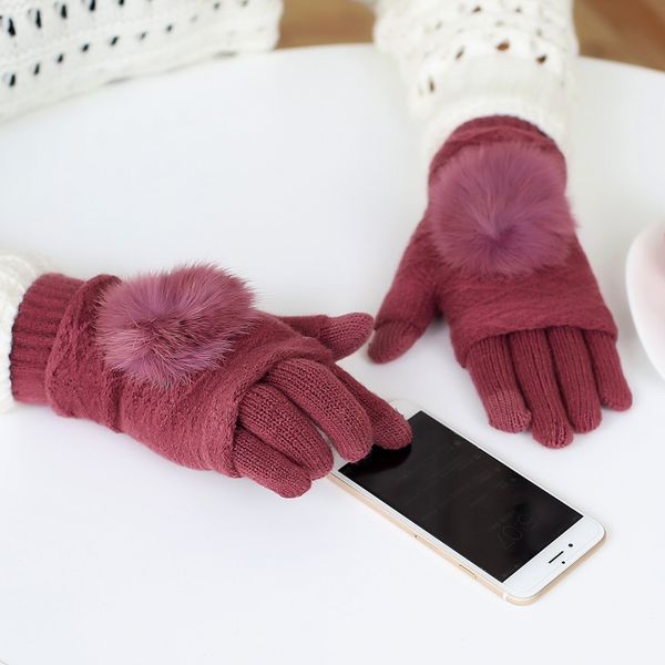 set touch screen gloves women winter warm double layer separable fingerless gloves female rabbit fur pom poms mittens gants, Black;white
set touch screen gloves women winter warm double layer separable fingerless gloves female rabbit fur pom poms mittens gants, Black;white