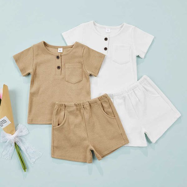 clothing sets children boys girls casual suits clothes summer solid shortsleeved round neck elastic shorts infant cotton outfits, White
clothing sets children boys girls casual suits clothes summer solid shortsleeved round neck elastic shorts infant cotton outfits, White