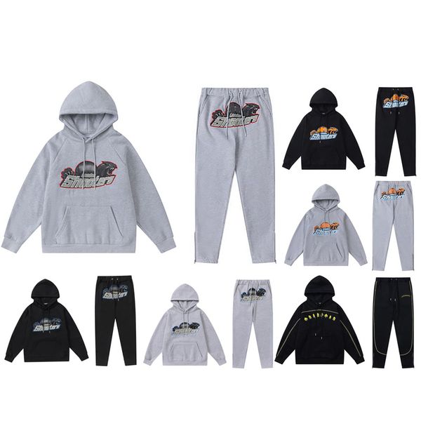 mens tracksuit fleece rainbow trapstarter towel logo embroidery longsleeves hooded sportswear women sport suit trousers with zipper, Gray
mens tracksuit fleece rainbow trapstarter towel logo embroidery longsleeves hooded sportswear women sport suit trousers with zipper, Gray