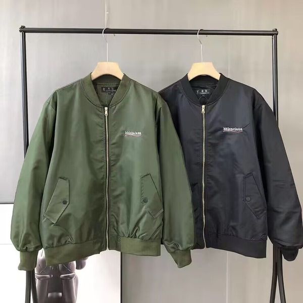 2022 baseball bomber jacket women big pocket bone letter patchwork embroidery jackets streetwear men college flight coats bb paris, Black;brown
2022 baseball bomber jacket women big pocket bone letter patchwork embroidery jackets streetwear men college flight coats bb paris, Black;brown