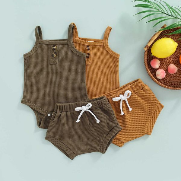 clothing sets fashion casual new baby boys girls clothes set solid cotton waffle sleeveless button jumpsuitshorts pcs kids summer sling suit, White
clothing sets fashion casual new baby boys girls clothes set solid cotton waffle sleeveless button jumpsuitshorts pcs kids summer sling suit, White