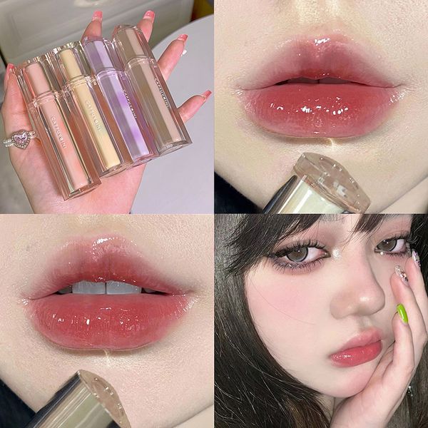 

cappuvini ice tea lip gloss mirror lip glaze glass lipgloss nourishing and moisturizing lips oil lip gloss lasting water proof makeup cosmet