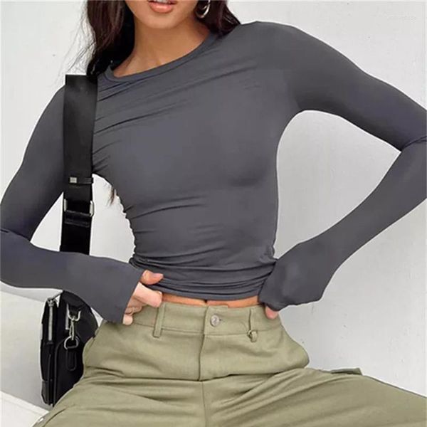 women's t shirts vintage crop women pullover long sleeve tees y2k clothes harajuku streetwear slim fit shirt woman spring basic t-shirt, White
women's t shirts vintage crop women pullover long sleeve tees y2k clothes harajuku streetwear slim fit shirt woman spring basic t-shirt, White