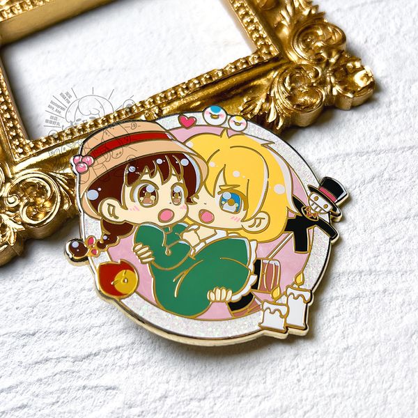 enamelled metal badge pin hal's moving castle miyazaki hayao collection, Gray
enamelled metal badge pin hal's moving castle miyazaki hayao collection, Gray