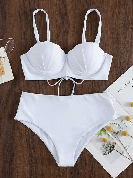 women's swimwear bikini push up swimsuit women 2023 new white sling bikinis set high waist swimwear summer beachwear bathing suit for f, White;black
women's swimwear bikini push up swimsuit women 2023 new white sling bikinis set high waist swimwear summer beachwear bathing suit for f, White;black